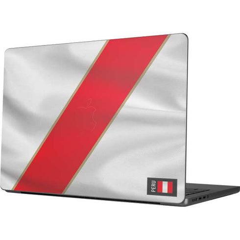 Peru Soccer Flag Apple MacBook Pro 14-inch Skin